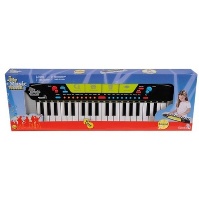 Pianinko Simba My Music World 37 klawiszy, wielofunkcyjna