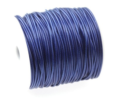 RZ156 SZNUREK POWLEKANY TOPLIWY GRANATOWY 2mm SZPULKA 80m