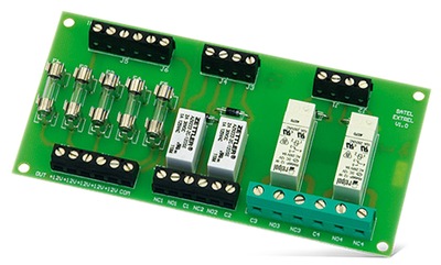 MODUŁ 4 PRZEKAŹNIKÓW 12V SATEL MP-1 4A/48V 8A/250V