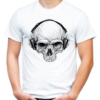 Koszulka z czaszką czaszka na preznt skull HQ -L
