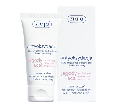 Ziaja acai krem na dzień ochronno- łagodzący SPF10