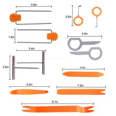 ZESTAW KLUCZY WYCIĄGANIE RADIO TAPICEREK DEMONTAZ