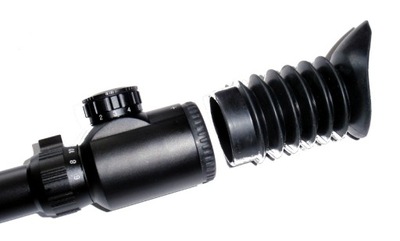 Świńskie ucho GUMA na LUNETE osłona nasadka 34mm