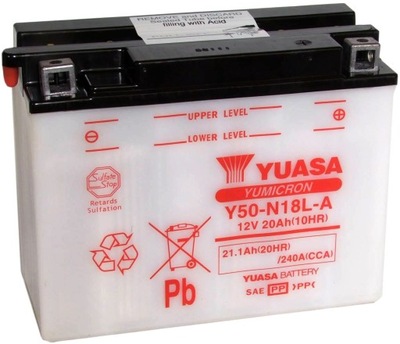 BATTERY YUASA Y50-N18L-A3 HARLEY DAVIDSON FLTCU - milautoparts-fr.ukrlive.com