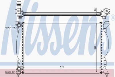 RADIATEUR EAUX 60304A NISSENS AUDI A4 B6 (8E2) - milautoparts-fr.ukrlive.com