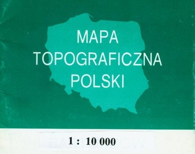 MAPY 1: 10 000 BIELAWA OŁAWA LĄDEK ZDRÓJ WAŁBRZYCH