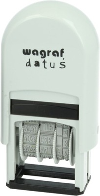 Mini datownik literowy WAGRAF Datuś pieczątka
