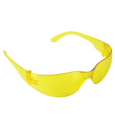 Dedra Żółte okulary ochronne przeciwodpryskowe