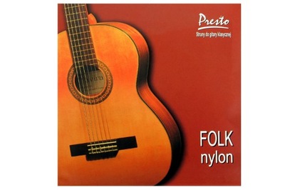 PRESTO FOLK NYLON Polskie struny do klasycznej