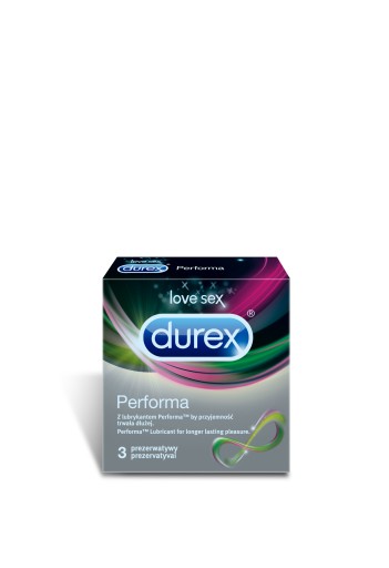 Латексные презервативы Durex Performa для продления полового акта, 3 шт.