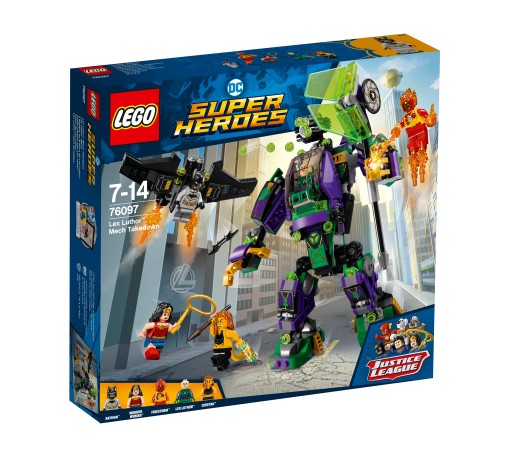 Lego 76097 SUPER HEROES Разбор робота Лекса Лютора