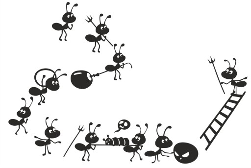 Наклейки на стену ANTS для детей