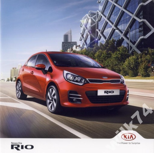 Брошюра Kia Rio 2014 польский