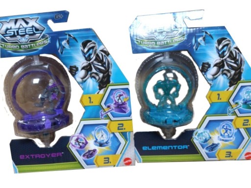 MATTEL MAX STEEL DYSK Z WOJOWNIKIEM, Z WYRZUTNIĄ