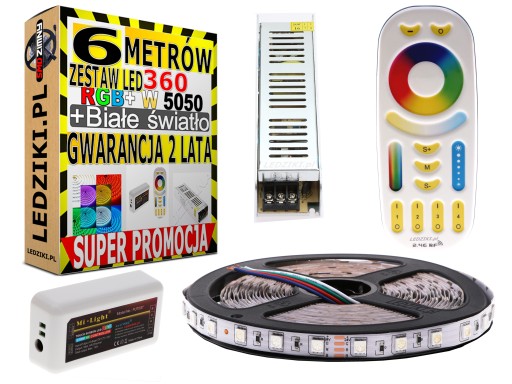 6м SMD LED SET 5050 RGB лента 360 ПРЕМИУМ диодов