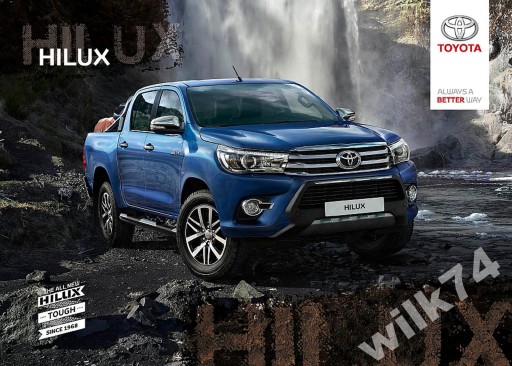 Брошюра Toyota Hilux мод. 2017 Польский большой формат