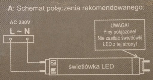SZKLANA ŚWIETLÓWKA LED 12W 1500lm 90cm T8 4000K