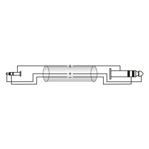 Roxtone RACC280L6 большой кабель — маленький стереоразъем 6 м