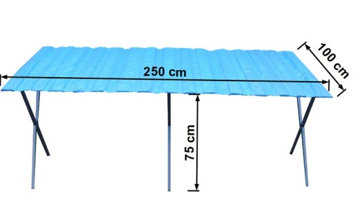 ТОРГОВЫЙ СТОЛ 250х100 БАЗАР ЯРМАРКА РЫНОК РЫНОК СИЛЬНЫЙ