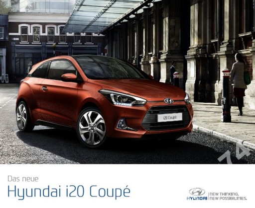 Hyundai i20 Coupe prospekt model 2016 Austria