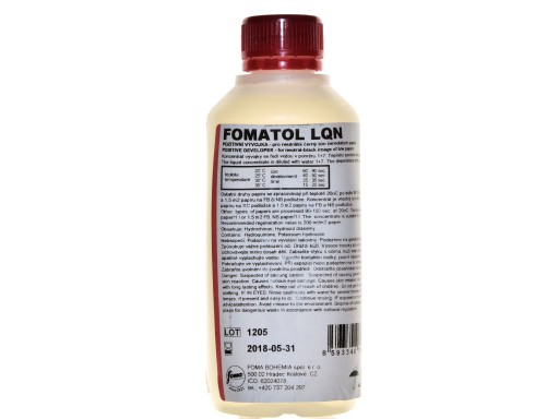 Фотопроявитель Foma для бумаги Fomatol LQN 0,25л