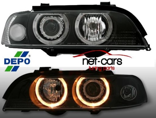 LAMPY REFLEKTORY BMW 5 E39 ANGEL EYES WZ LIFTING B