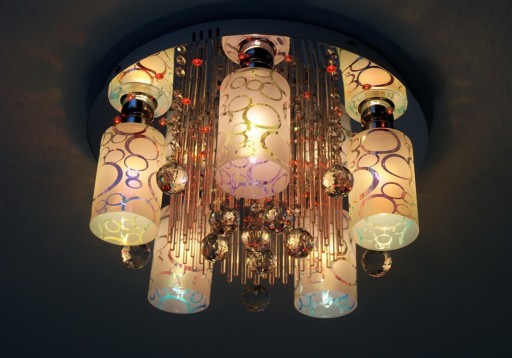 370 NOWOCZESNY ŻYRANDOL LAMPA SUFITOWA PLAFON LED