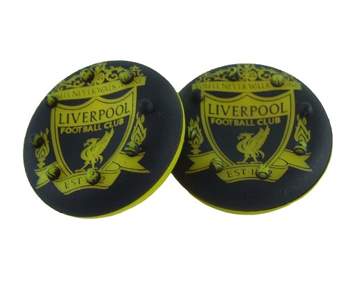 2x NAKŁADKI GUMKI FIFA PIŁKA NOŻNA LIVERPOOL Żółte