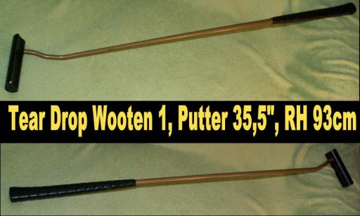 клюшка для гольфа PUTTER TEARDROP WOOTEN 1 (RH)