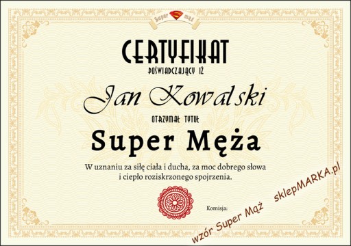 Mąż na medal Pantofle - super prezent dla Niego 44