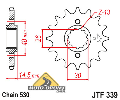 Zestaw napędowy Honda CBR 1000 F SC24 89-95r Zębatki + Łańcuch DID MOC+