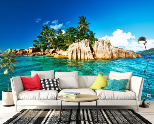 3D фотообои «Океан» Palm Island 208x146 F00512