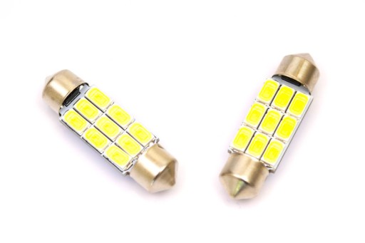 Светодиодная лампа 9 SMD диодов 5630 C5W C10W TUBE 42 мм