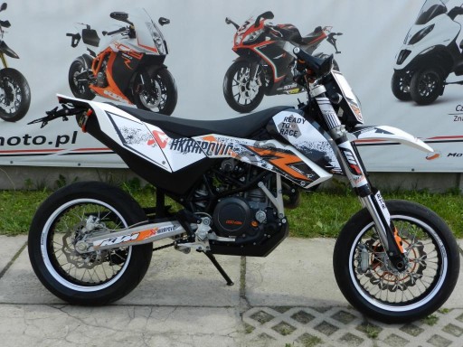 Наклейки на шпон KTM 690 SMC ENDURO БЕЛАЯ РЕПЛИКА