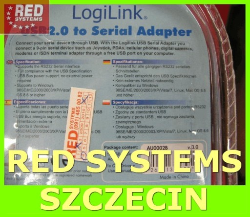 HIT-адаптер USB RS232C COM Serial WIN 7/8/10