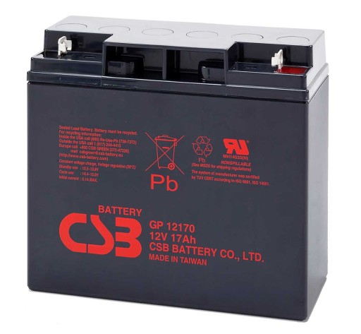 Гелевый аккумулятор CSB GP12170, 12 В, 17 Ач, предназначенный для ИБП APC HP EATON Orvaldi