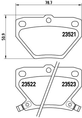 BREMBO диски, колодки задние - TOYOTA CELICA