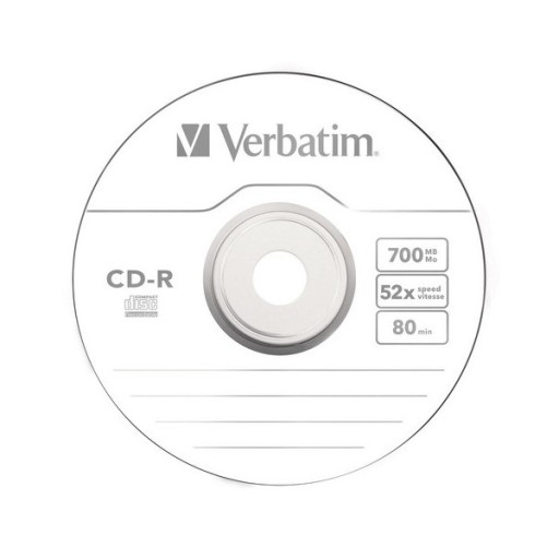 VERBATIM CD-R 700MB торт 100 шт дополнительная защита!