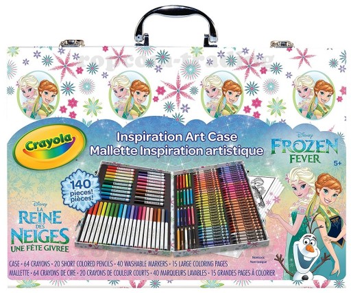 CRAYOLA FROZEN Набор в чемодане Мелки Маркеры 140 шт.