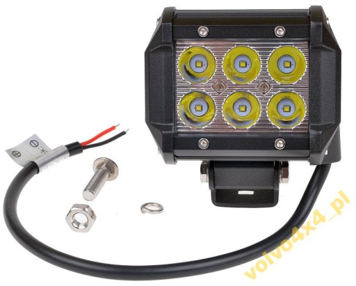 ПАНЕЛИ ПОИСКА ЛАМП 6x LED 18W QUAD ATV UTV 4x4