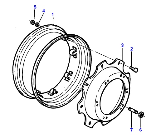 ОБОД 14-3 ДЮЙМА MASSEY FERGUSON 1678716M92 1678717M91