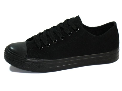 Tenisówki Trampki TL151 All Black r.47