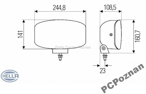 ГАЛОГЕННЫЕ ГАЛОГЕНЫ ДАЛЬНЕГО ДЕЙСТВИЯ HELLA JUMBO 320 FF LED[0888549]