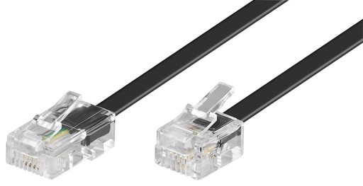 Кабель-адаптер RJ45 RJ11, 7,5 м, черный