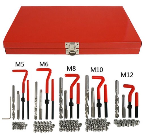 РЕМОНТНЫЙ КОМПЛЕКТ ДЛЯ РЕЗЬБЫ МАТЕРИ 131 шт.