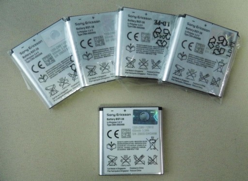 ОРИГИНАЛЬНЫЙ АККУМУЛЯТОР BST-38 SONY ERICSSON C510 C902
