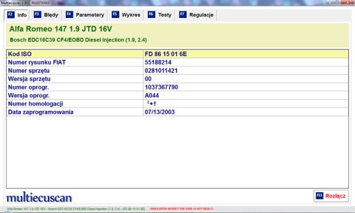 ПАКЕТ FIAT ALFA LANCIA + адаптеры MULTIECUSCAN 7