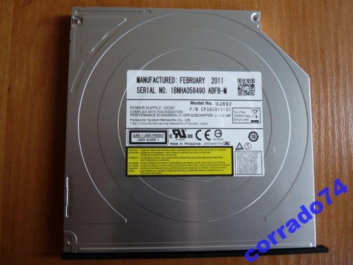 NOWE DVD/RW UJ892 SATA Lifebook P770