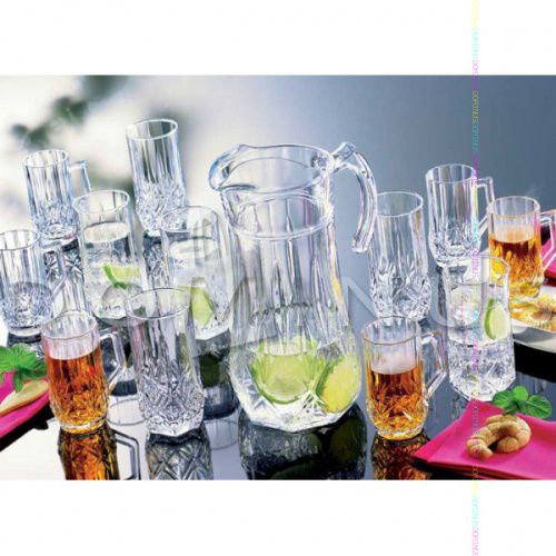 LUMINARC Brighton | Dzbanek szklany z rączką na sok napoje wodę 1,8L