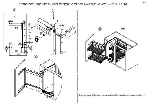 ГРУЗОВОЙ УГОЛ MAGIC PTJ017HA ЛЕВЫЙ